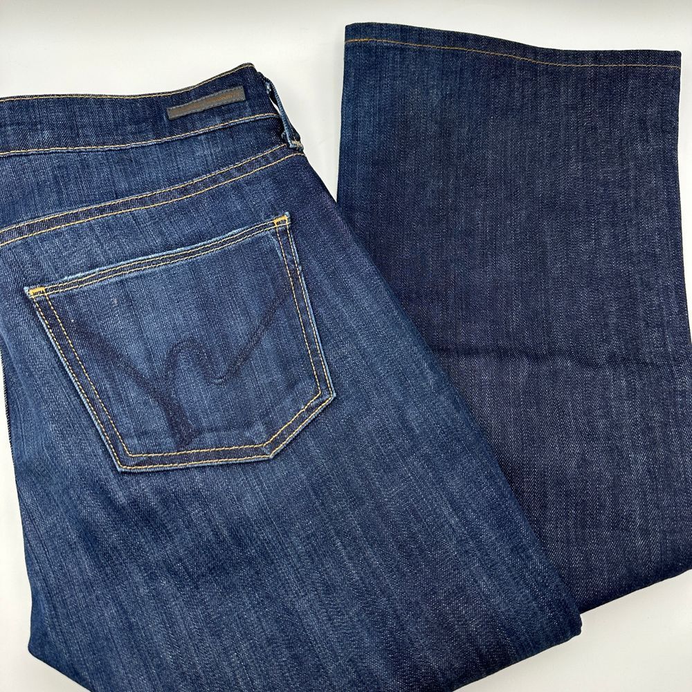 Citizens of Humanity Low Rise Kelly Bootcut Jeans Denim Dark Wash‎ Size 28